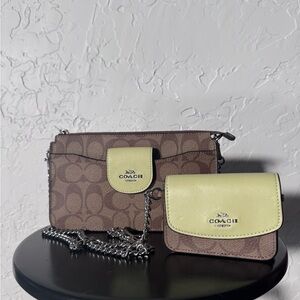 Coach Poppy Crossbody With card case